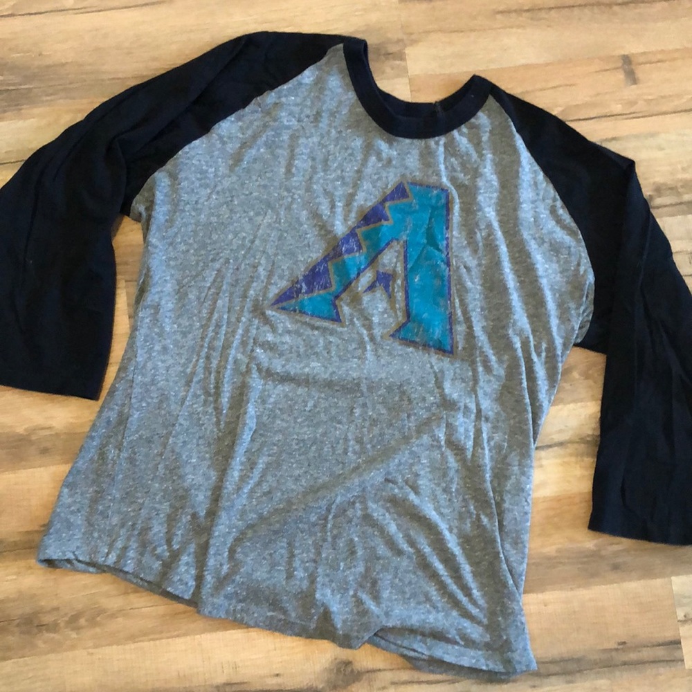 Diamondbacks baseball 3/4 sleeve shirt